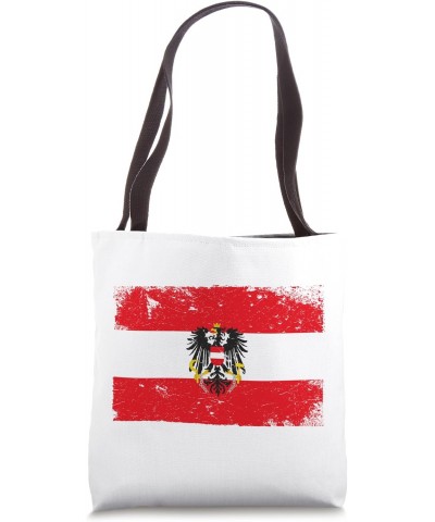 Austria Flag as Austria Motif for Austrians Tote Bag $12.74 Totes