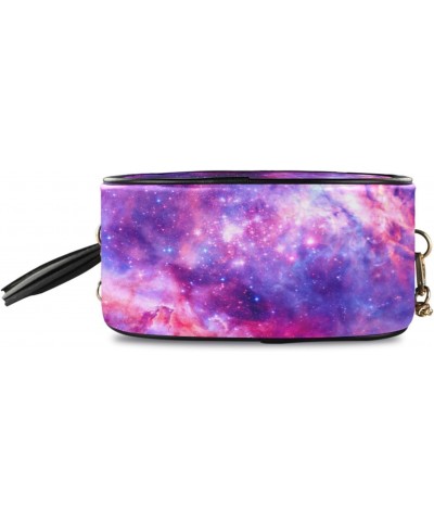 Women's Cool Purple Universe Planet Bank Crossbody Bag Fashion Purses Bag Cross Body Bag Shoulder Handbag with Adjustable Cha...