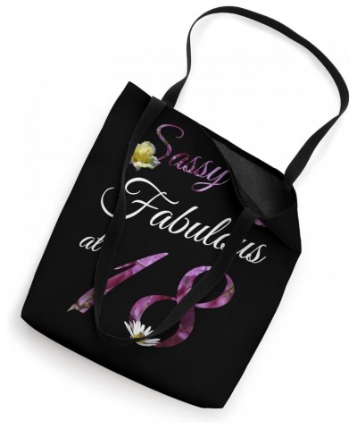 18 Year Old Sassy & Fabulous Floral 2005 18th Birthday Gift Tote Bag $9.44 Totes