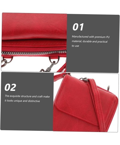 2pcs Coin Long Cards Casual Summer Portable Single Phone Fashionable Mobile Money Shoulder Small Women Redx4pcs $9.29 Crossbo...