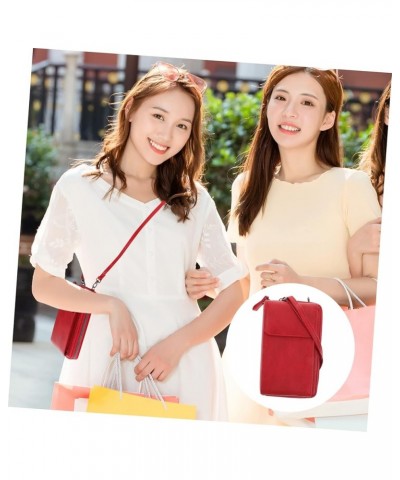 2pcs Coin Long Cards Casual Summer Portable Single Phone Fashionable Mobile Money Shoulder Small Women Redx4pcs $9.29 Crossbo...