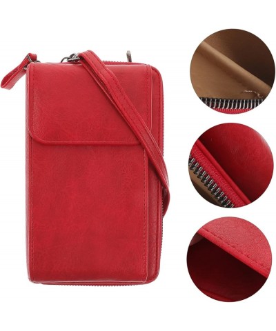 2pcs Coin Long Cards Casual Summer Portable Single Phone Fashionable Mobile Money Shoulder Small Women Redx4pcs $9.29 Crossbo...