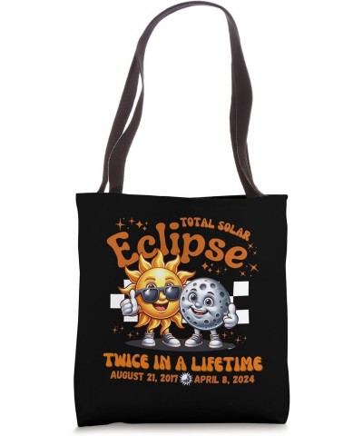 Total Solar Eclipse Twice in A Lifetime 2024 2017 Men Women Tote Bag $14.39 Totes