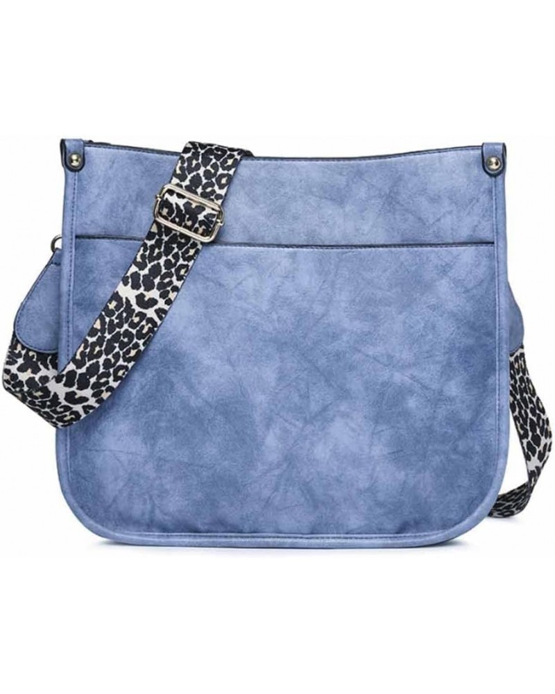 Women Fashion Crossbody Bag Commuter Shoulder Bags Large Capacity Purse-Purple Blue $27.53 Totes