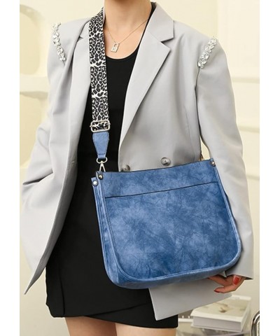 Women Fashion Crossbody Bag Commuter Shoulder Bags Large Capacity Purse-Purple Blue $27.53 Totes