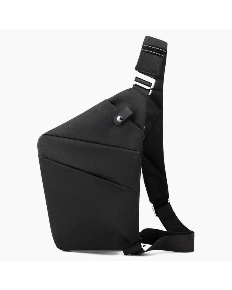 Shoulder Bags Crossbody Oxford Sufficient Capacity Adjustable Shoulder Strap Fashion Simple For Men Women Black $11.97 Should...