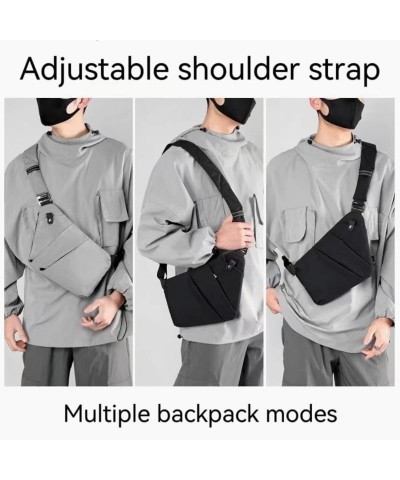 Shoulder Bags Crossbody Oxford Sufficient Capacity Adjustable Shoulder Strap Fashion Simple For Men Women Black $11.97 Should...