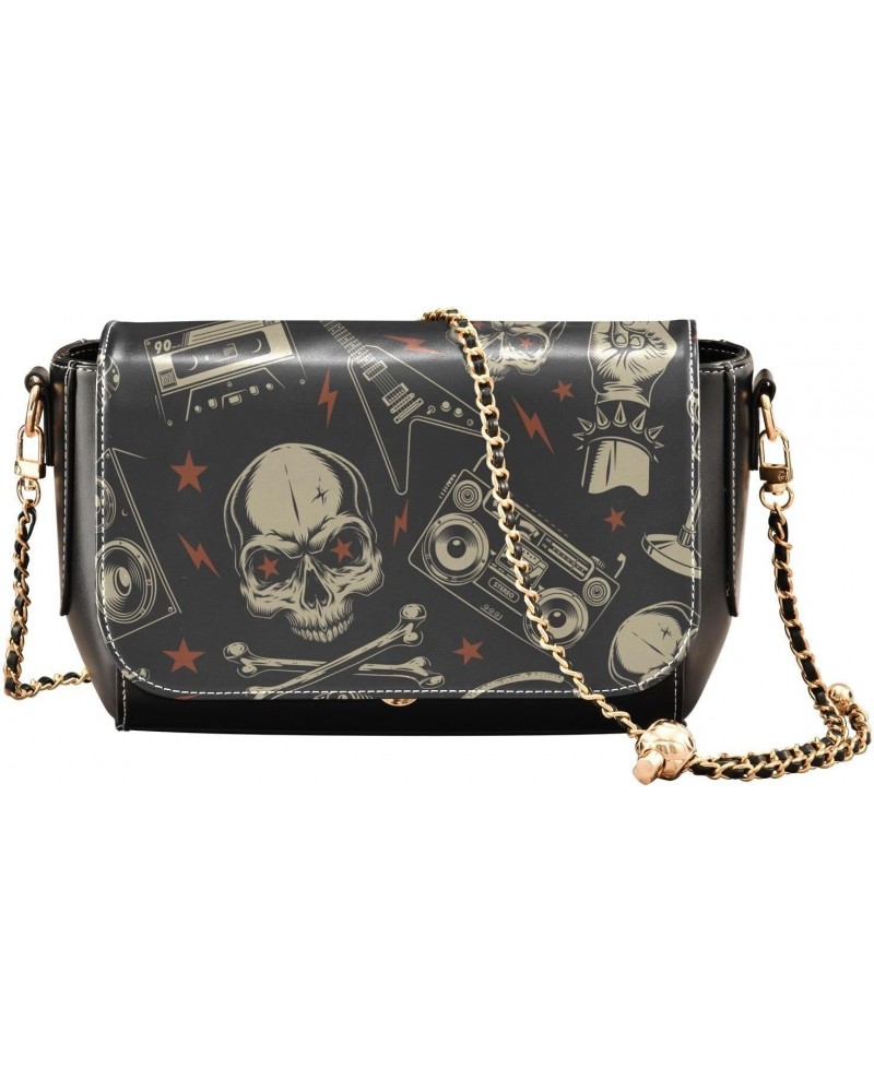 Skull Crossbody bags for Women Small Crossbody Purses with Adjustable Strap Cross Body Bag Wallet Purse for Women $20.39 Cros...