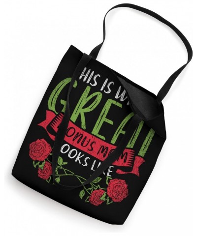 This Is What A Great Bonus Mom Looks Like Funny Bonus Mom Tote Bag $14.83 Totes