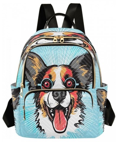 Funny Blue Dog Backpack Purse for Women Fashion Travel Bag Ladies Shoulder Bags Sports Hiking Ladies Daypack,S Medium $17.04 ...