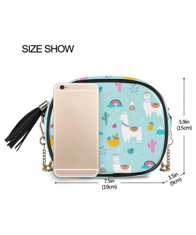 Women's Cute Alpaca Design Crossbody Bag Fashion Purses Bag Cross Body Bag Shoulder Handbag with Adjustable Chain Strap $11.5...