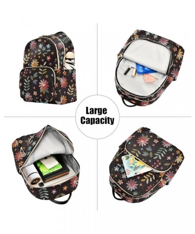 Flowers Backpack Purse for Women Fashion Travel Bag Ladies Shoulder Bags Back Pack HandBag Lady Gifts,M Medium $17.84 Backpacks