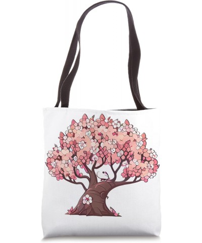 Kawaii Cherry blossom tree flowers white and pink Tote Bag $10.82 Totes