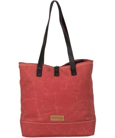 Tote Bag for Women - Western Upcycled Canvas & Leather Shoulder Bag Graded Cotton $29.92 Totes