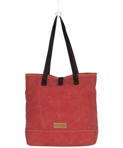 Tote Bag for Women - Western Upcycled Canvas & Leather Shoulder Bag Graded Cotton $29.92 Totes