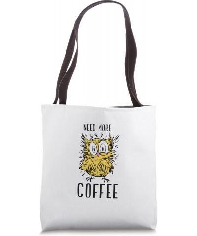 Coffee Espresso Coffee Lovers Owl Men Women Tote Bag $9.98 Totes