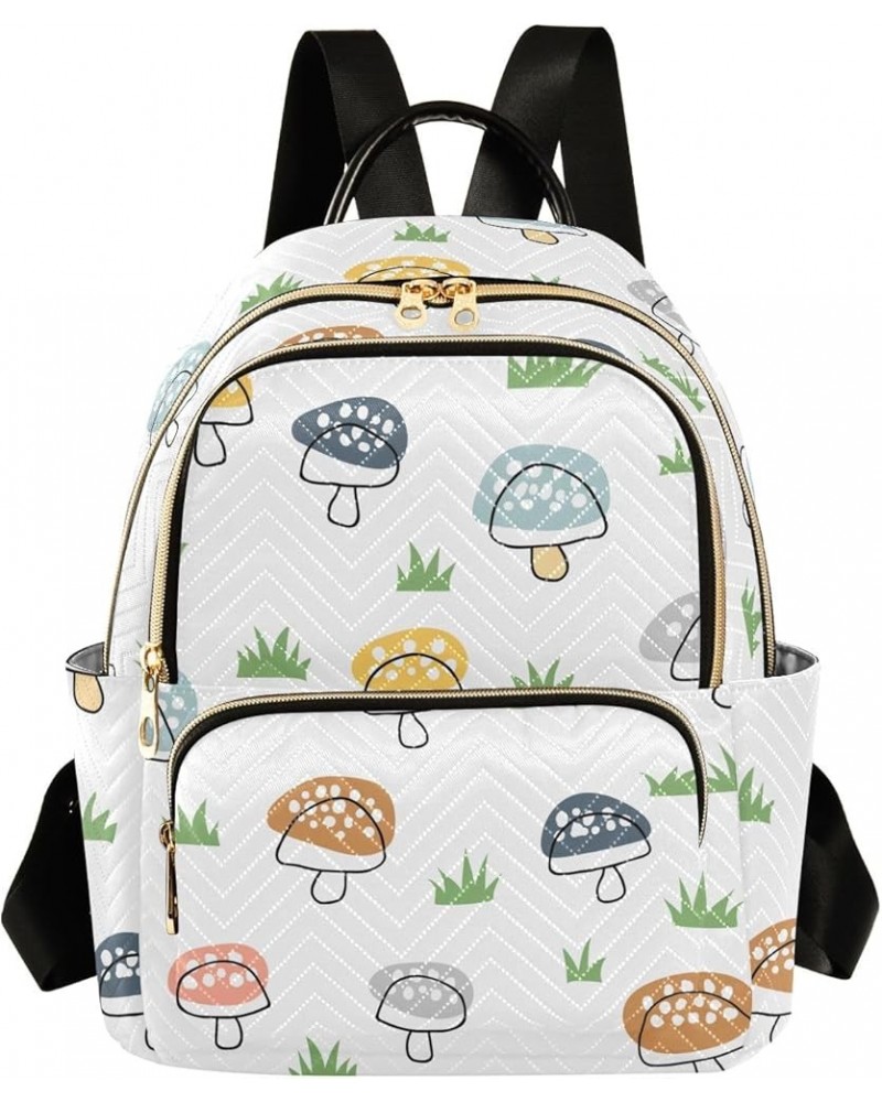 Travel Backpack Purse for Women Fashion Anti-theft Work Casual Cute Mushroom Daypack Shoulder Bag Medium Size Medium $15.54 B...