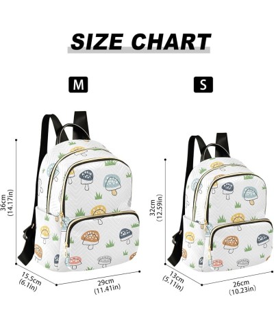 Travel Backpack Purse for Women Fashion Anti-theft Work Casual Cute Mushroom Daypack Shoulder Bag Medium Size Medium $15.54 B...