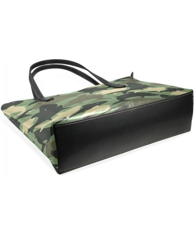 Handbags for Women Tote Bags with 11.08"(L) x 3.54"(W) x 11.02"(W) - Dinosaur Camouflage $17.19 Totes