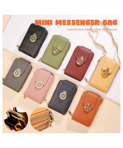 Mini Messenger Shoulder Handbag Wallet With Credit Card Slots, Small Shoulder Bags Waterproof Cell Phone Bag for Women Blue Y...