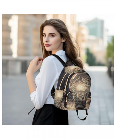 Women's Medium Fashion Backpack Vintage Bulb Print Ladies Travel Daypack Aesthetic Shoulder Bag 10.2×5.1×12.5 IN $15.84 Backp...