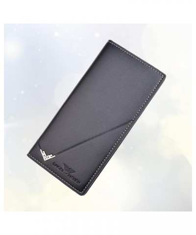 2pcs Mens Slim Wallet Bifold Wallet Billfolds Wallet for Men Trifold Wallet Mens Wallet Slim Wallet Men Blocking Wallet Leath...