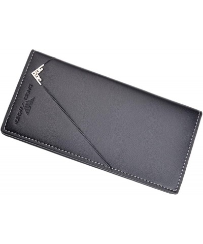 2pcs Mens Slim Wallet Bifold Wallet Billfolds Wallet for Men Trifold Wallet Mens Wallet Slim Wallet Men Blocking Wallet Leath...