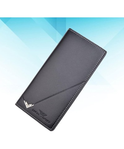 2pcs Mens Slim Wallet Bifold Wallet Billfolds Wallet for Men Trifold Wallet Mens Wallet Slim Wallet Men Blocking Wallet Leath...