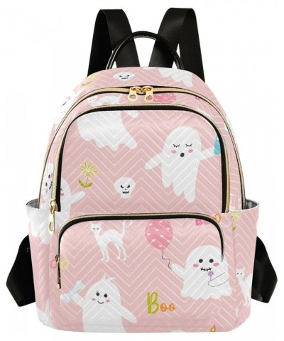 Cute Pink Spooky Women's Backpack Purse Fashion Travel Anti Theft Backpack Casual Daypack for Work College,M Small $20.64 Bac...