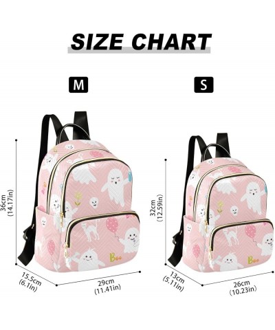 Cute Pink Spooky Women's Backpack Purse Fashion Travel Anti Theft Backpack Casual Daypack for Work College,M Small $20.64 Bac...