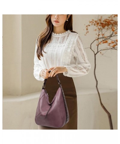 Women Vintage rivet Handbags Large capacity Female Shoulder crossbody Bags pu leather Commuting totes Black $38.33 Totes