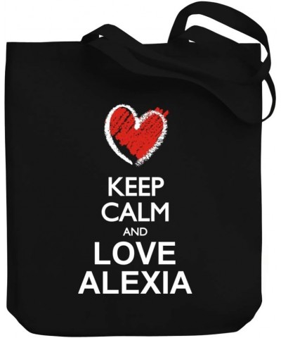 Keep calm and love Alexia chalk style Canvas Tote Bag 10.5" x 16" x 4 $20.00 Totes