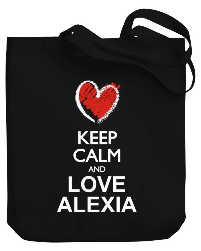 Keep calm and love Alexia chalk style Canvas Tote Bag 10.5" x 16" x 4 $20.00 Totes