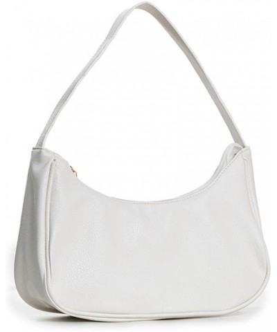 Women's shoulder bag cute tramp handbag mini handbag strap zipper White $21.93 Totes