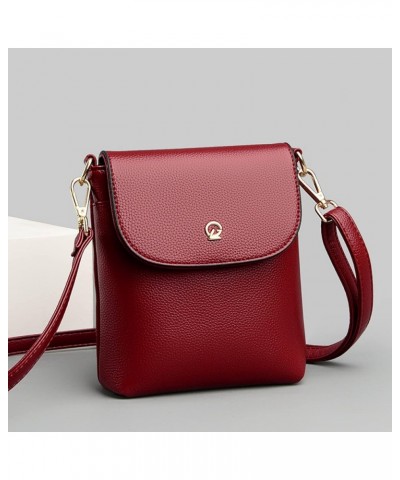 Women's coin purse long one-shoulder cross-body urban commuter high-capacity mobile phone bag Purple $19.43 Shoulder Bags