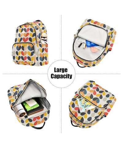 Graffiti Heart Fashion Backpack Purse for Women, Casual Daypacks, Ladies Gift for Traveling Hiking Multicolor Small $20.99 Ba...