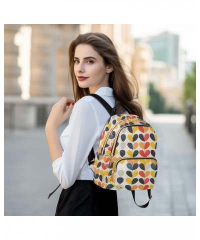 Graffiti Heart Fashion Backpack Purse for Women, Casual Daypacks, Ladies Gift for Traveling Hiking Multicolor Small $20.99 Ba...