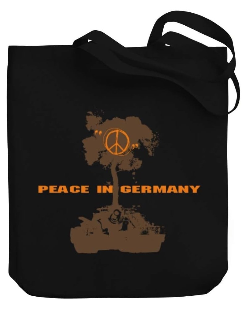 Peace in Germany Tank Canvas Tote Bag 10.5" x 16" x 4 $18.40 Totes