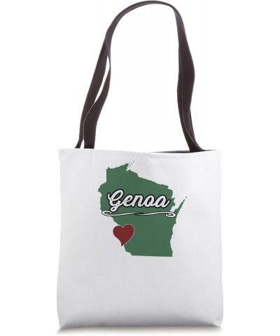 GENOA - Wisconsin | WI USA - City State Souvenir - Tote Bag $15.60 Totes