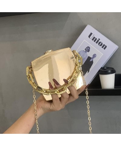 Acrylic Clutch Gold Purse Hard Purses Small Clutch Purse Sliver Purse Gold Clutch Small Purses Gold $17.09 Clutches