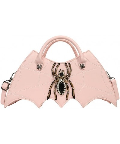 Punk Black Bat Wing Tote Bag PU Leather Gothic Handbag Cute Shoulder Bag Crossbody Bag for Women Girls Spider Web Cluth Bag P...