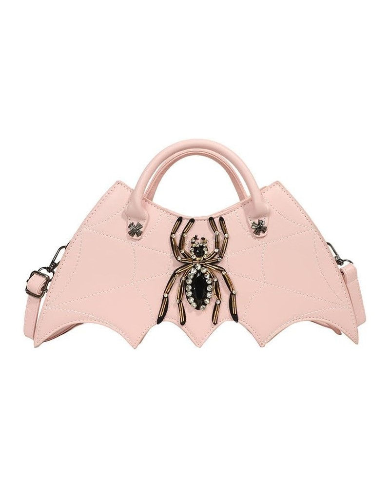 Punk Black Bat Wing Tote Bag PU Leather Gothic Handbag Cute Shoulder Bag Crossbody Bag for Women Girls Spider Web Cluth Bag P...