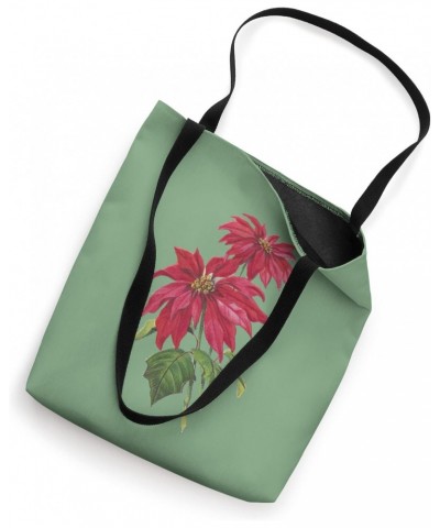 Vintage Blooming Poinsettia Plant for the Christmas Season Tote Bag $10.40 Totes