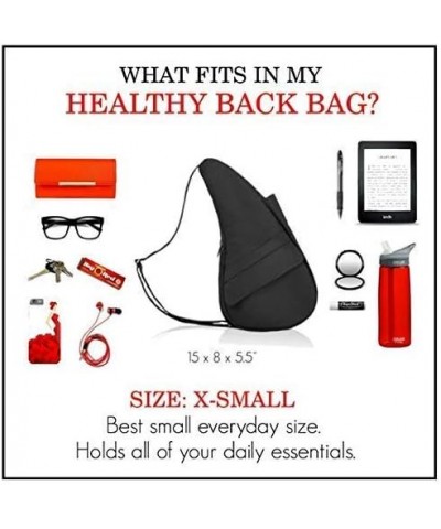 X-Small Microfiber Healthy Back Bag Tote Chocolate $29.40 Totes