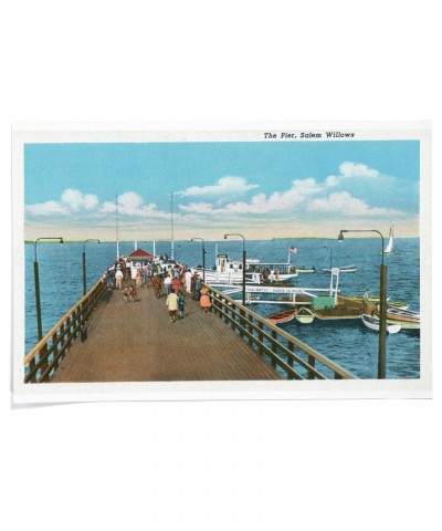 24x36 Inch Giclee Print, Salem, Massachusetts, View of the Salem Willows Pier $28.49 Totes