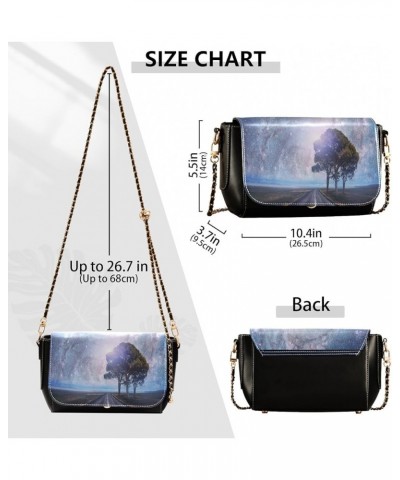 Crossbody Bags for Women Trendy Women's Black Shoulder Bag Small PU Leather Flap Cross Body Bag Handbags Pattern12 $20.08 Cro...