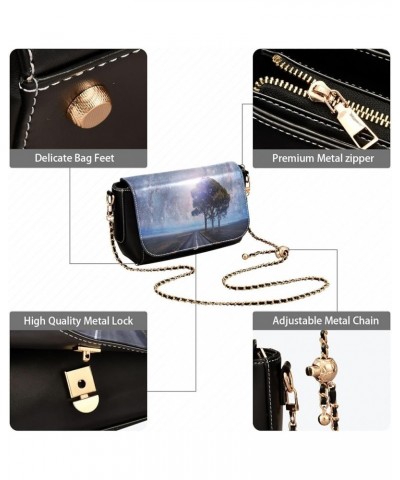 Crossbody Bags for Women Trendy Women's Black Shoulder Bag Small PU Leather Flap Cross Body Bag Handbags Pattern12 $20.08 Cro...