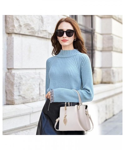 Ladies Elegant Handbags Medium Tote Handbags Top Handle Bag PU Leather Shoulder Bag Crossbody Bag White $25.74 Handbags