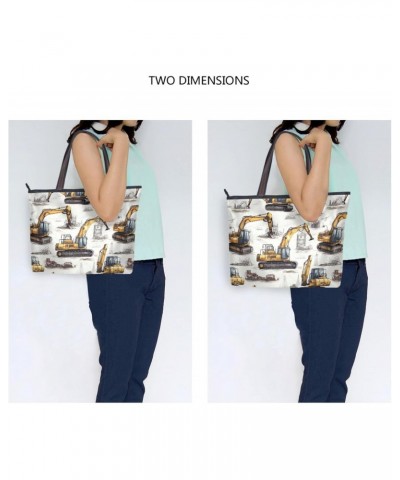 Women Tote Bags Yellow Excavator Top Handle Satchel Handbags Shoulder Bag for Shopping 20850236 $9.45 Totes