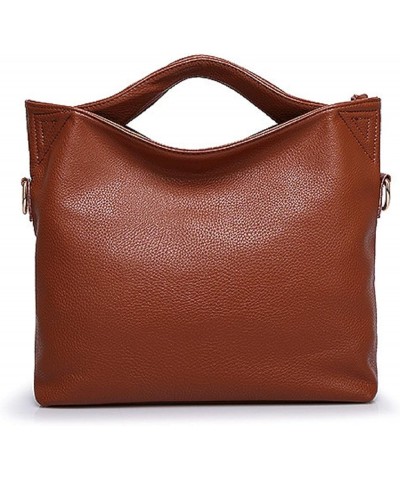 Top-Handle Bags Gifts Women's Shoulder Handbags Medium Bucket Bag for Women Crossbody Bags Brown $21.82 Shoulder Bags